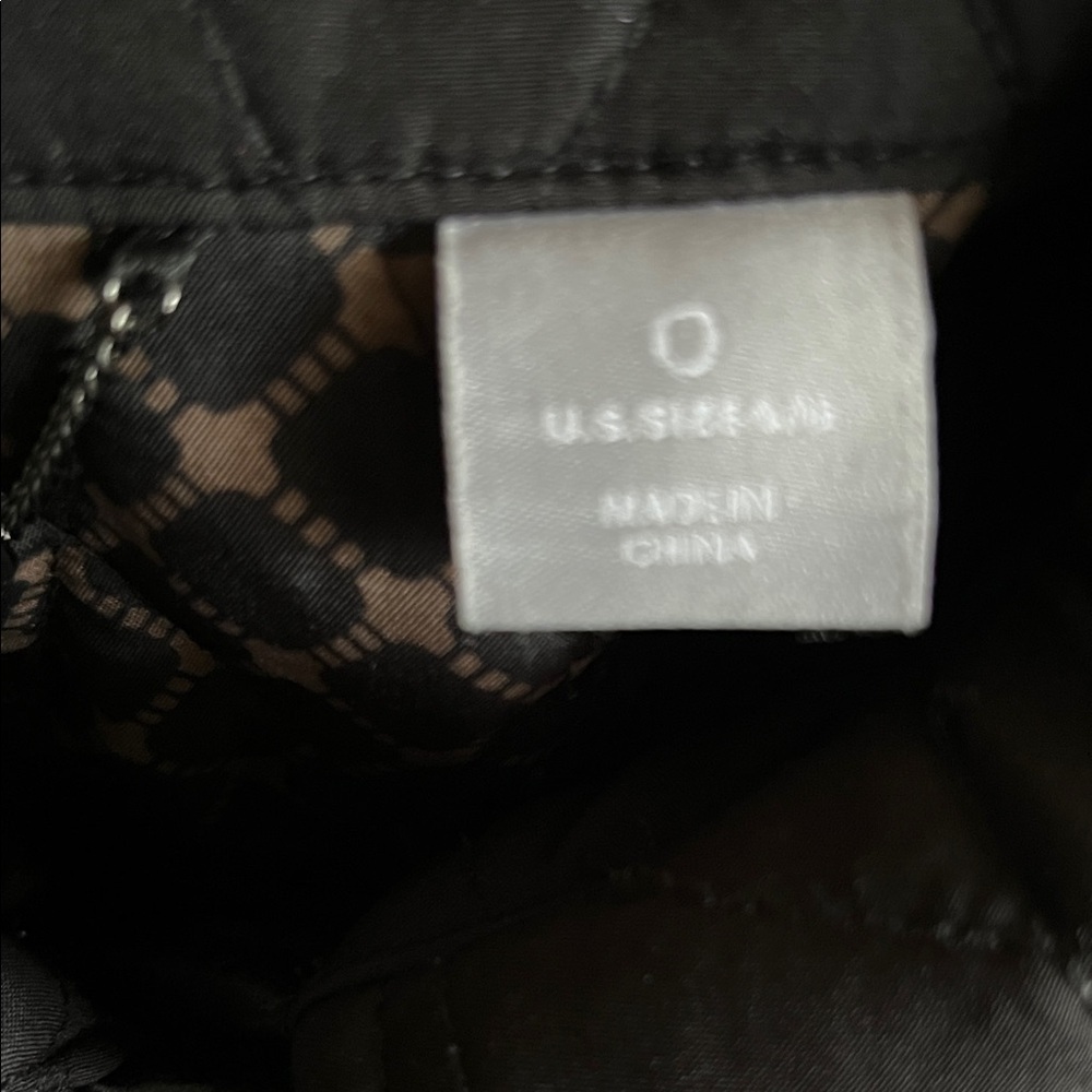 Chico's Black Quilted Button-Front Puffer Jacket - Picture 6 of 8